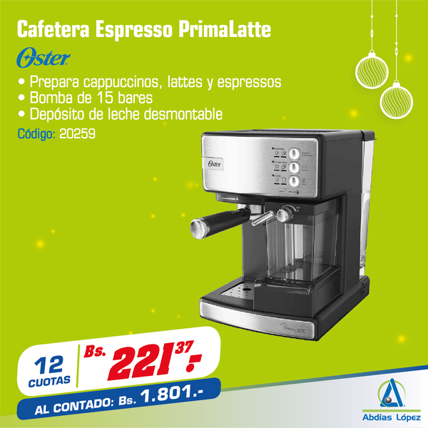 Cafetera PrimaLatte