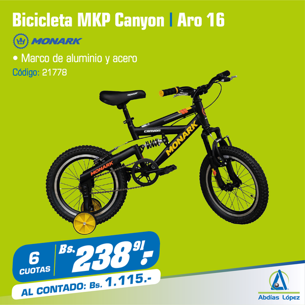 Bicicleta MKP Canyon- aro 16