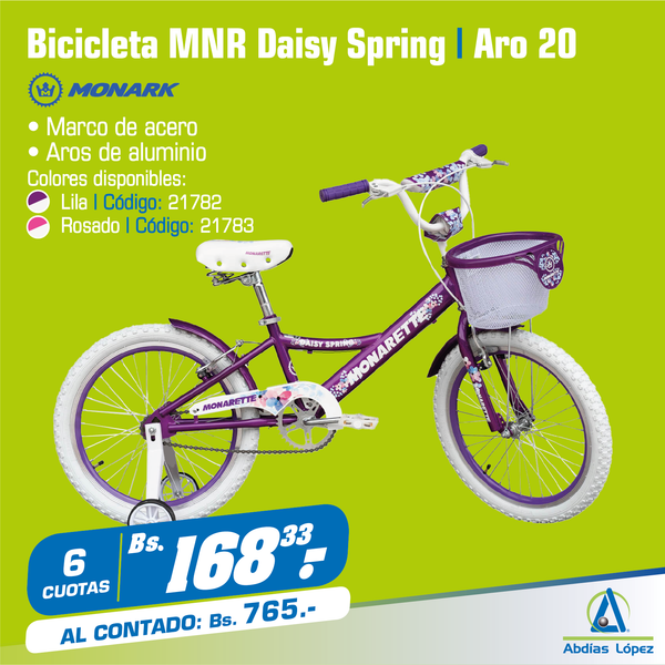 Bicicleta MKP Daisy Spring- aro 20