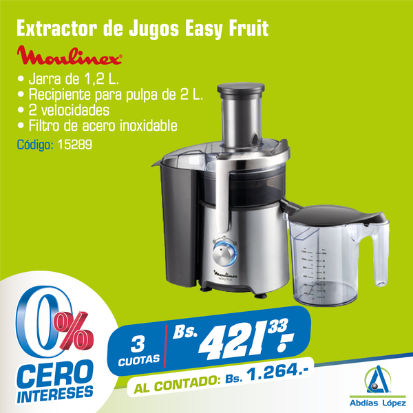 Extractor de Jugos Easyfruit
