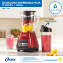 Licuadora Reversible Roja