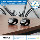 JUEGO DE LINTERNAS DELANTERA Y TRASERA