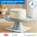Plato Con Soporte 30Cm Azul Glacial