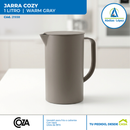 Jarra C/Tapa 1L Casual Blanco
