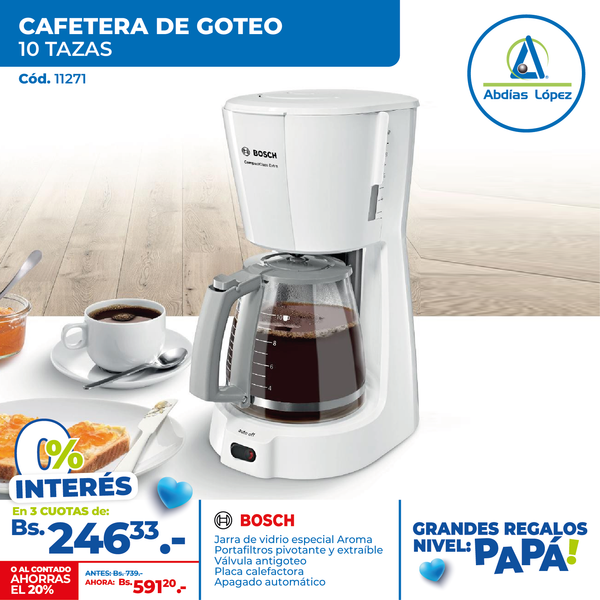Cafetera de Goteo CompactClass BOSCH