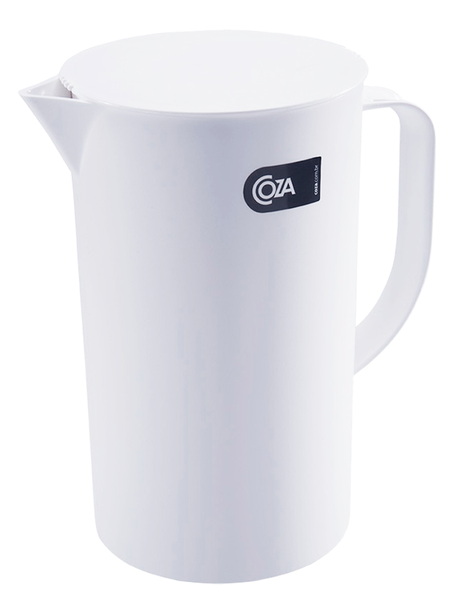 Jarra con Tapa Blanco 2L