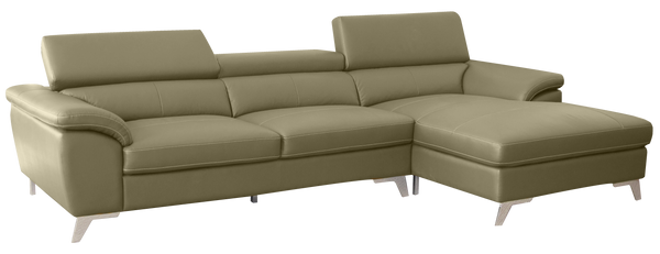 Sofa de Cuero en L Seccional