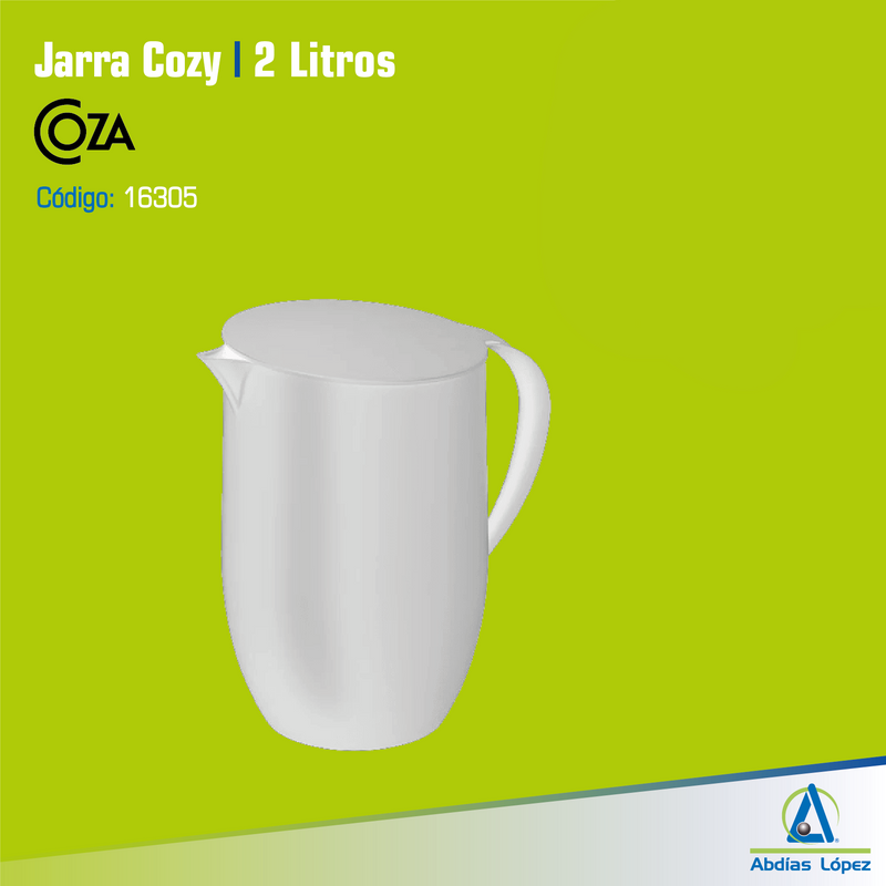 JARRA COZY 2 LITROS BLANCO