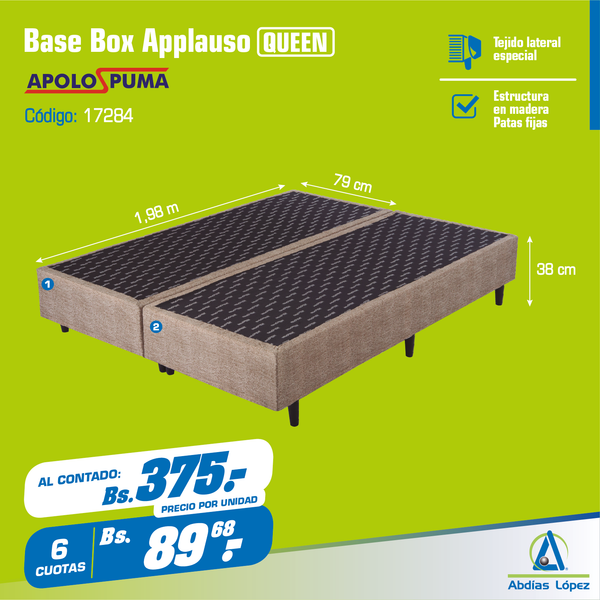 Base Box Applauso 38x79x198 cm