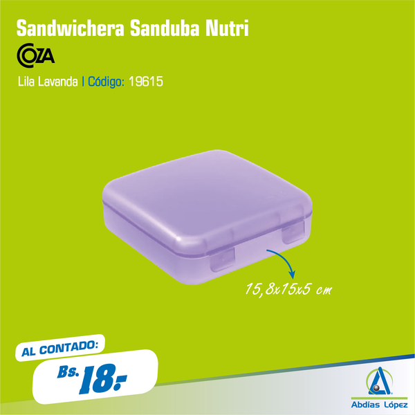 Sandwichera Sanduba Nutri Lila