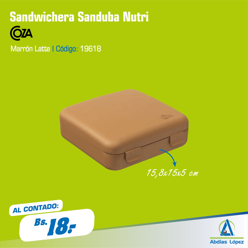 Sandwichera Sanduba Nutri Marrón