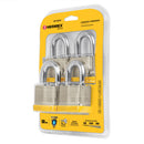 CANDADO LAMINADO DE ACERO DE 50MM DE 4PZAS