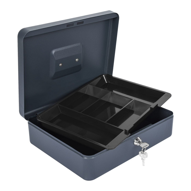 CAJA PORTA VALORES DE ACERO DE 30X9X24CM