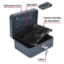 Caja Porta Valores De Acero De 20X9X16Cm