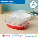 Sandwichera Tapa Transparente