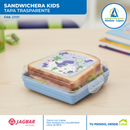 Sandwichera Tapa Transparente Kids