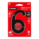 Número Metálico 6