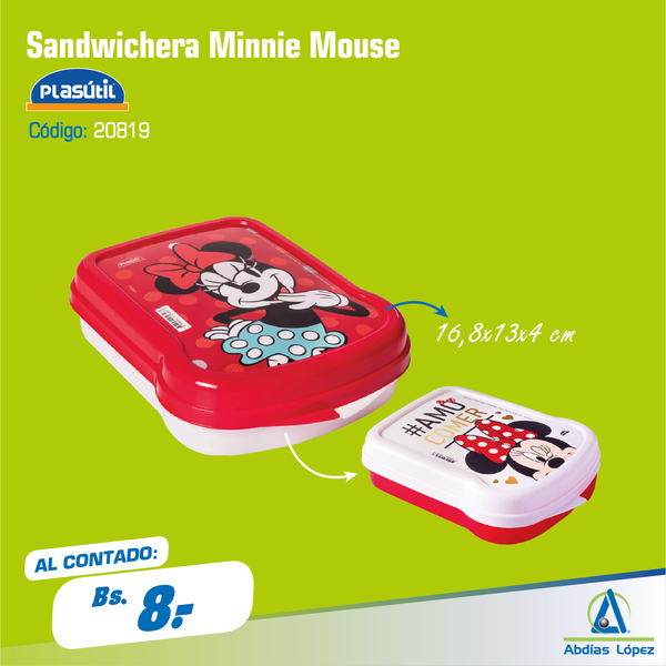 sandwichera Mix Minnie Mouse