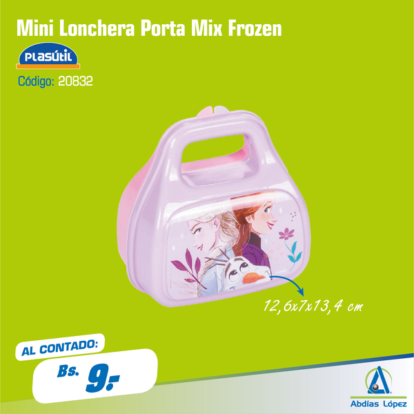 Mini Lonchera Porta Mix Frozen