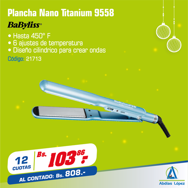 Plancha Nano Titanium 9558
