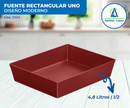 Fuente Rectangular 4.8 litros