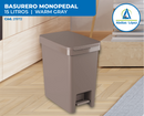 Basurero Monopedal Warm Gray