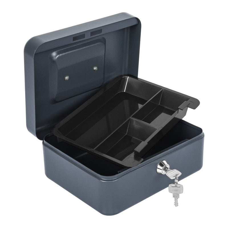 Caja Porta Valores De Acero De 20X9X16Cm