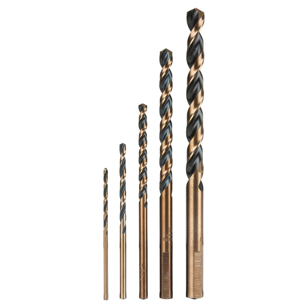 Juego de 5 brocas HSS para metal