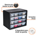 Organizador con 16 gavetas