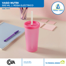 Vaso con Tapa y Sorbete Nutri de 500 ml