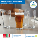 Juego de Vasos Irish Pinta