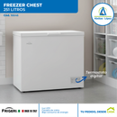 Freezer Chest de 251 Litros