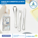 Juego de Cubiertos Inox Le Petit  |  3 pzs.