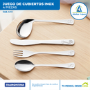 Juego de Cubiertos Inox para Niños  |  4 pzs.