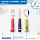 Juego de cubiertos infantil Tramontina lirous 3 pcs.