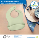 Babero de Silicona - Verde
