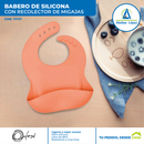 Babero de Silicona - Naranja