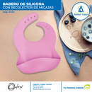 Babero de Silicona - Rosa