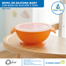 Bowl de Silicona Kids - Naranja