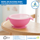 Bowl de Silicona Kids - Rosado
