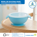 Bowl de Silicona Kids - Celeste