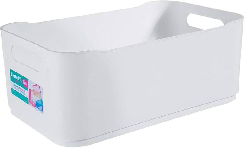 Canasta Grande De Plastico 5 4l – Fit Blanco