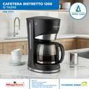 Cafetera Eléctrica 12 Tazas Magefesa 800 W