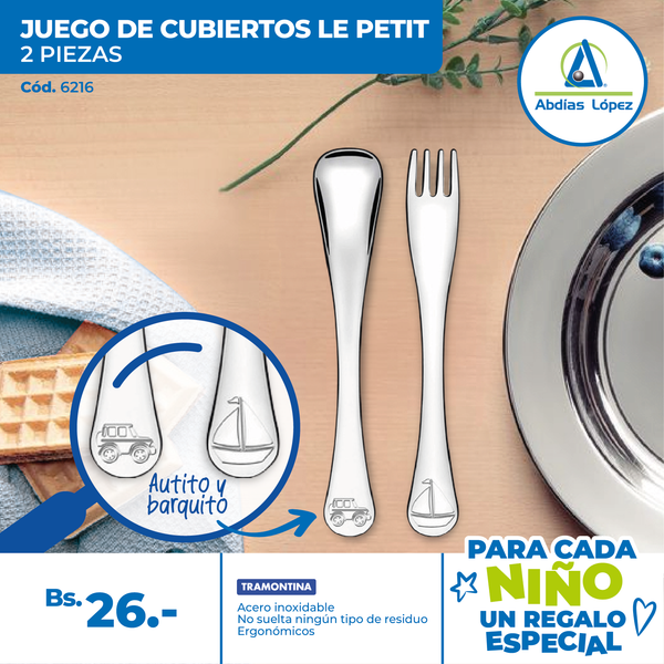 Juego Para Niños 2Pzas Tramontina 66973/110