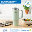 Jarra Térmica Con Bombilla Verde 0,9 L