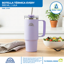 Jarra Térmica Con Bombilla Verde 0,9 L
