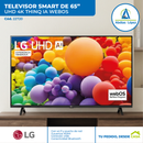 Televisor Lg 65" Smart Tv Uhd 4K Thinq Ia
