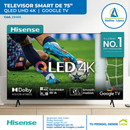 Televisor Smart de 75" Hisense