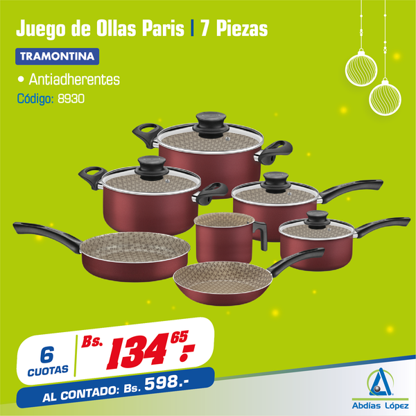 Juego De Ollas Paris - 7 piezas