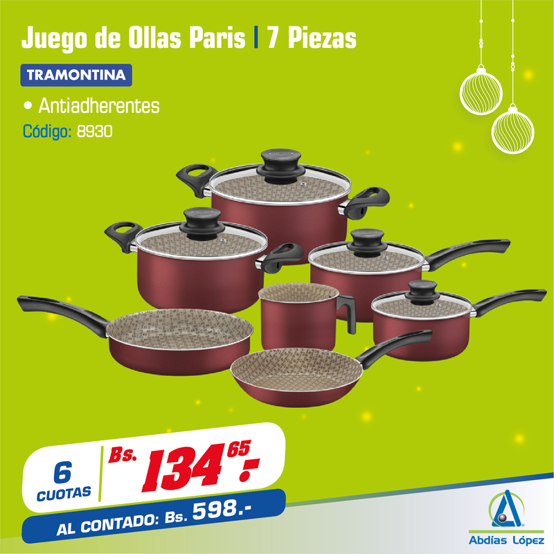 Juego De Ollas Paris - 7 piezas